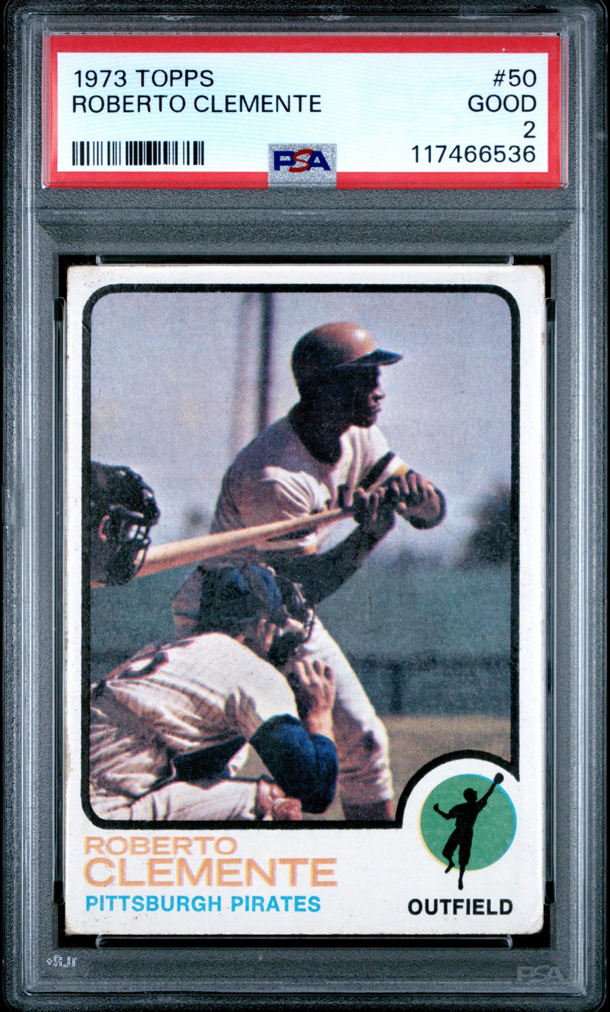 1973 Topps Roberto Clemente #50 PSA 2