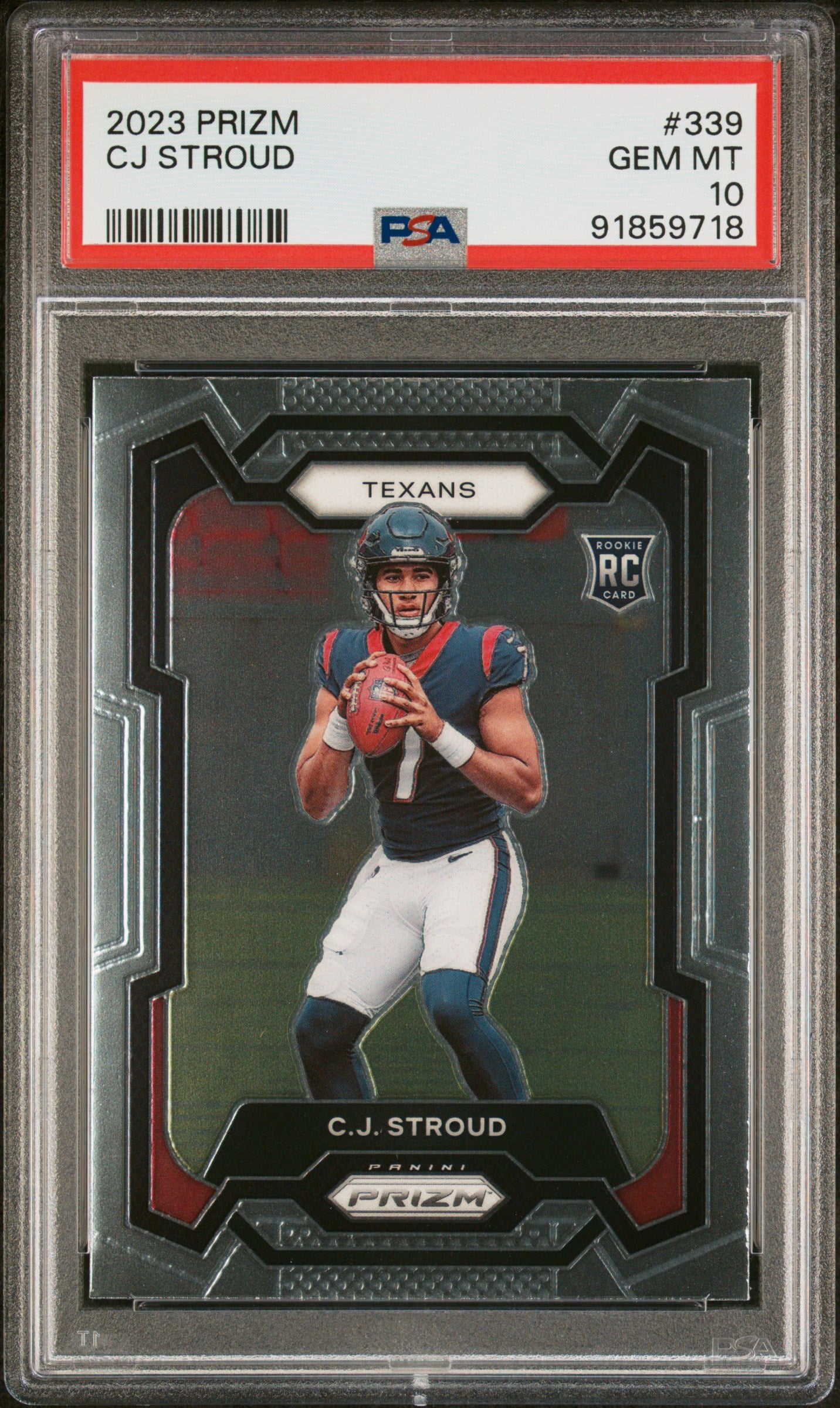 2023 Panini Prizm CJ Stroud #339 PSA 10