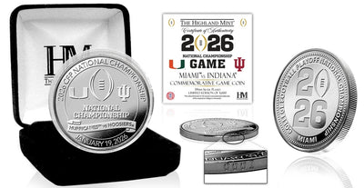 Highland Mint 2025-26 CFP National Championship Silver Game Coin - Limited Edition /5,000