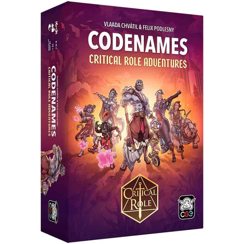Codenames: Critical Role Adventures Board Game