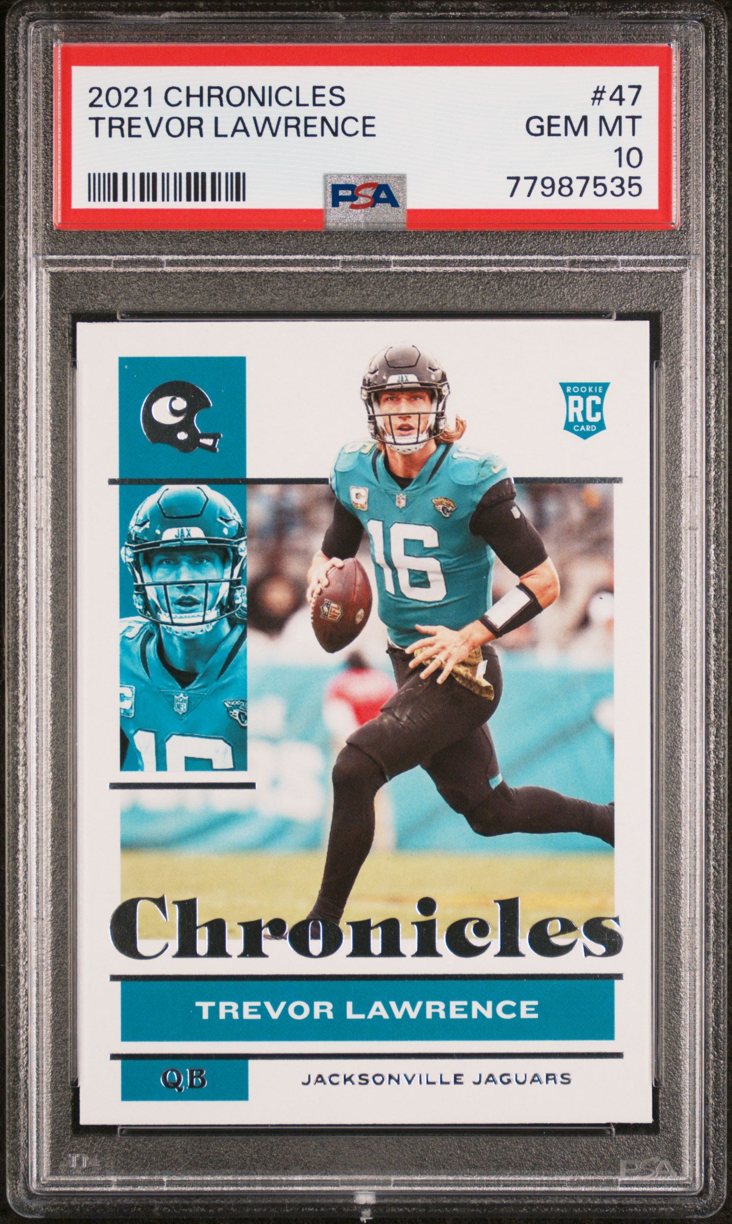 2021 Panini Chronicles Trevor Lawrence #47 PSA 10 RC
