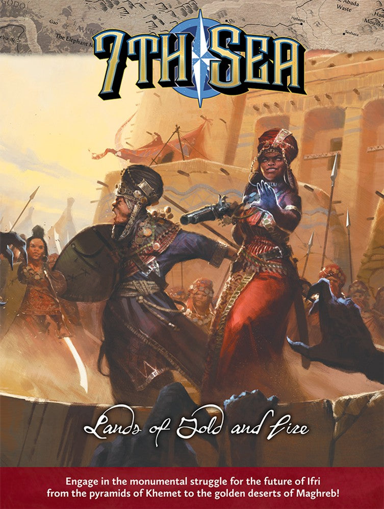 Chaosium 7th Sea Lands of Gold and Fire - Hardcover Supplement