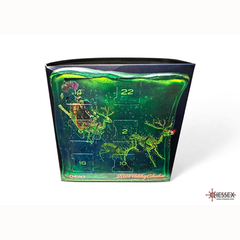 Chessex 2024 Holiday Calendar - Dice Advent Calendar with Exclusive Sets