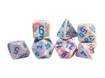 Chessex Mega-Hedral Festive Pop Art/Blue 7-Piece Set