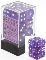 Chessex: Translucent Purple/White D6 Dice