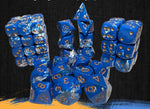 Chessex Brush Dice Wavebreak 7 Die Set
