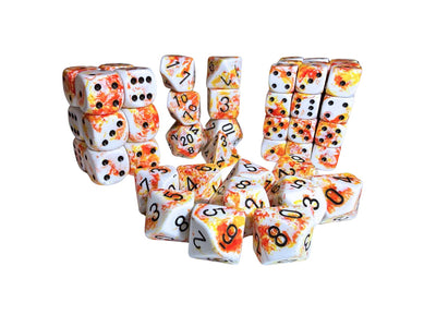 Chessex Brush Dice Sunrise 16mm Dice Block