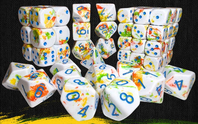 Chessex Brush Dice Breezy 16mm Dice Block