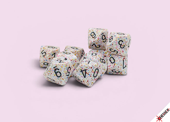 Chessex Speckled Birthday D10 Dice Set (10 Count)