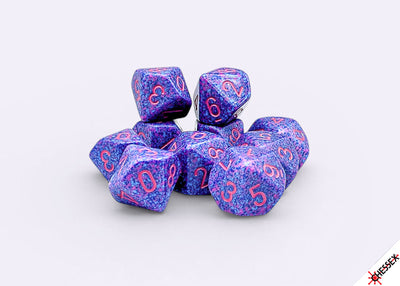 Chessex Speckled Purple Passion 10ct D10 Dice Set