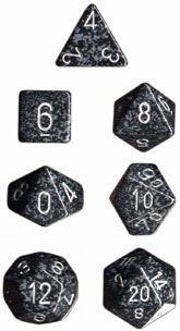 Chessex Speckled Ninja 7-Die Set