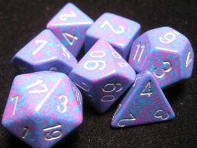 Chessex Speckled Silver Tetra Polyhedral 7-Die Set