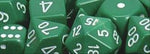 Chessex: Opaque Green 7-Die Set