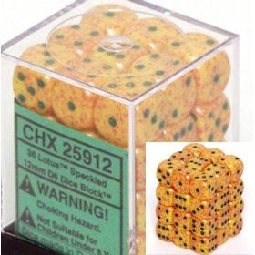 Chessex Speckled Lotus 12mm D6 Dice Block