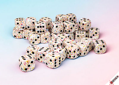 Chessex Speckled Birthday 12mm D6 Dice Cube (36 Count)