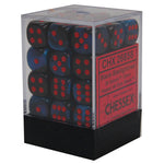 Chessex: Gem Black Starlight / Red 12Mm
