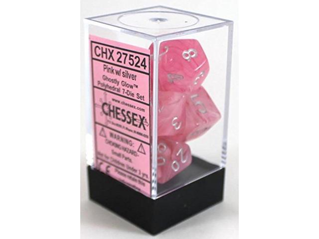 Ghostly Glow Pink With Silver 7 Die Set