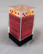 Chessex: Festive Sunburst/ Red 16mm Set