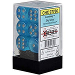 Chessex: 12CT Luminary Sky & Silver 16mm D6 Dice Block
