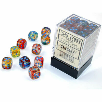 Chessex Nebula Primary Turquoise Luminary 12 MM Set