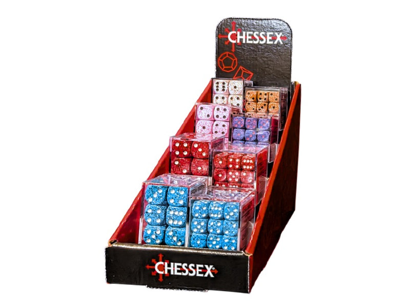 Chessex Sampler - 36CT Speckled 12mm and 12CT Speckled 16mm D6 Dice Cubes