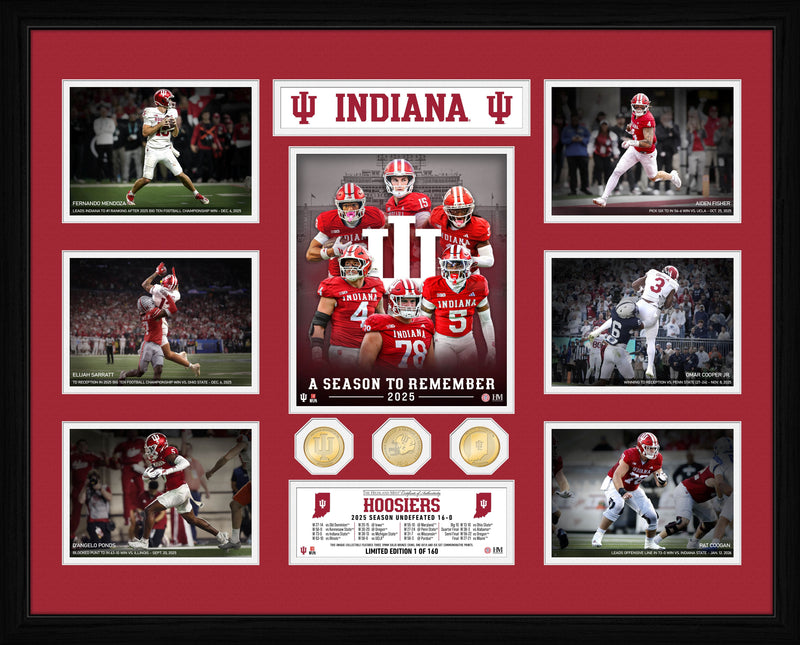 Highland Mint Indiana Hoosiers 2025 Season to Remember Mega Bronze Coin Photo Mint - Limited Edition /160