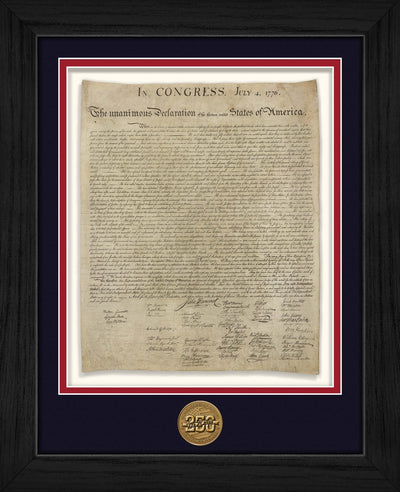 Highland Mint USA 250th Semiquincentennial Declaration of Independence Bronze Coin Photo Mint - Limited Edition /5,000