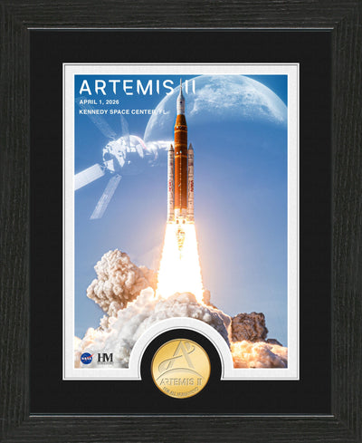 Highland Mint Artemis II Launch Bronze Coin Photo Mint