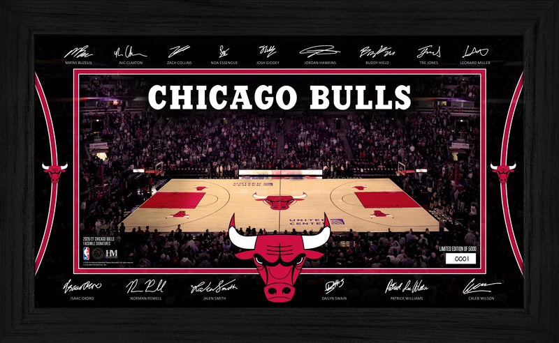 Highland Mint Chicago Bulls 2026-27 Signature Court Frame - Limited Edition /5,000