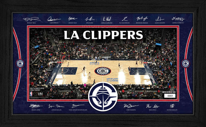 Highland Mint LA Clippers 2026-27 Signature Court Frame - Limited Edition /5,000