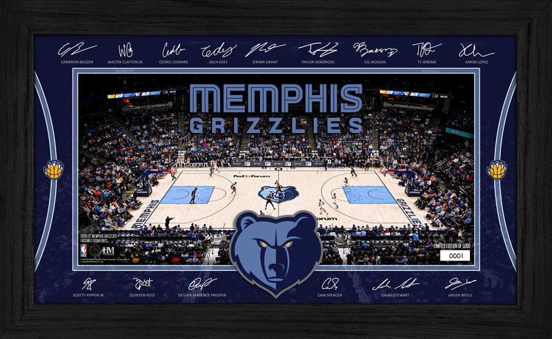 Highland Mint Memphis Grizzlies 2026-27 Signature Court - Limited Edition /5,000