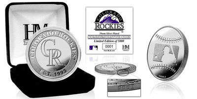 Highland Mint Colorado Rockies Silver Coin - Limited Edition /5,000