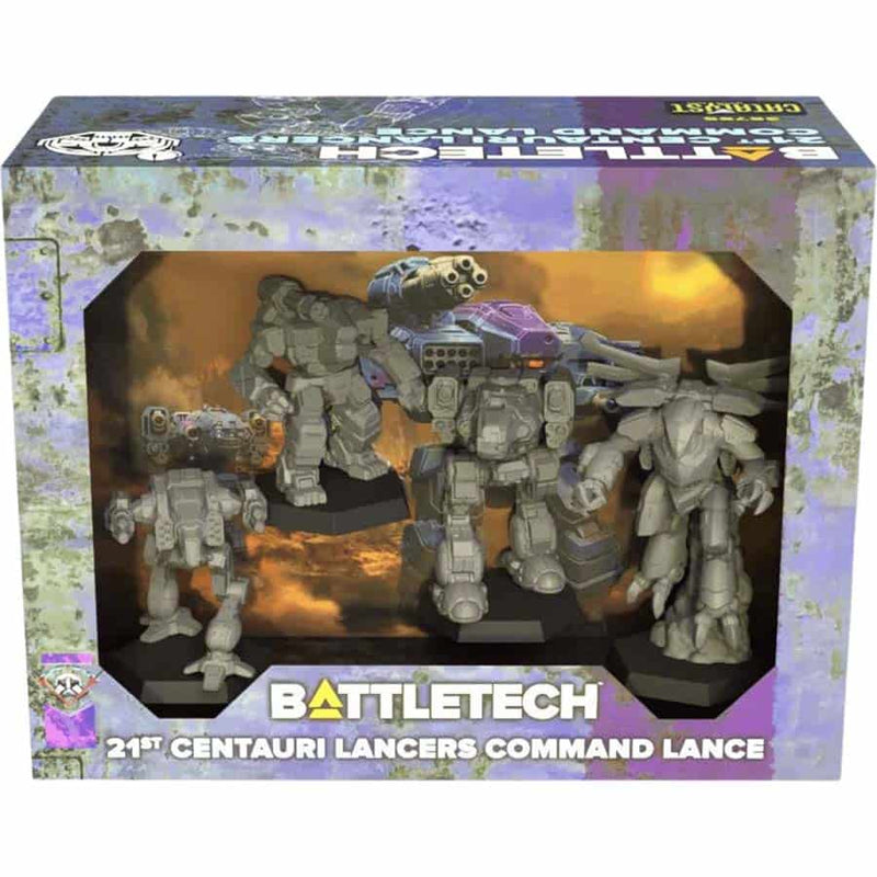 Catalyst Game Labs BattleTech 21st Centauri Lancers Command Lance Force Pack