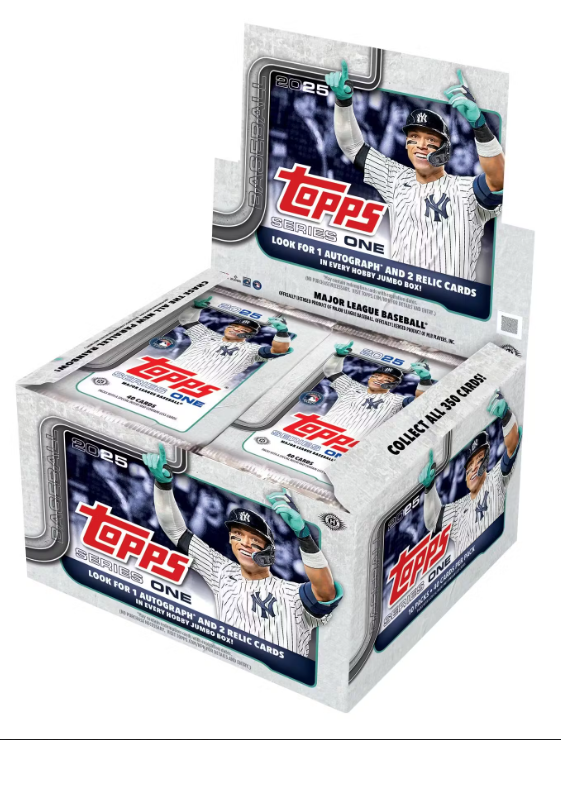 2025 Topps Series 1 Baseball Hobby Jumbo Box