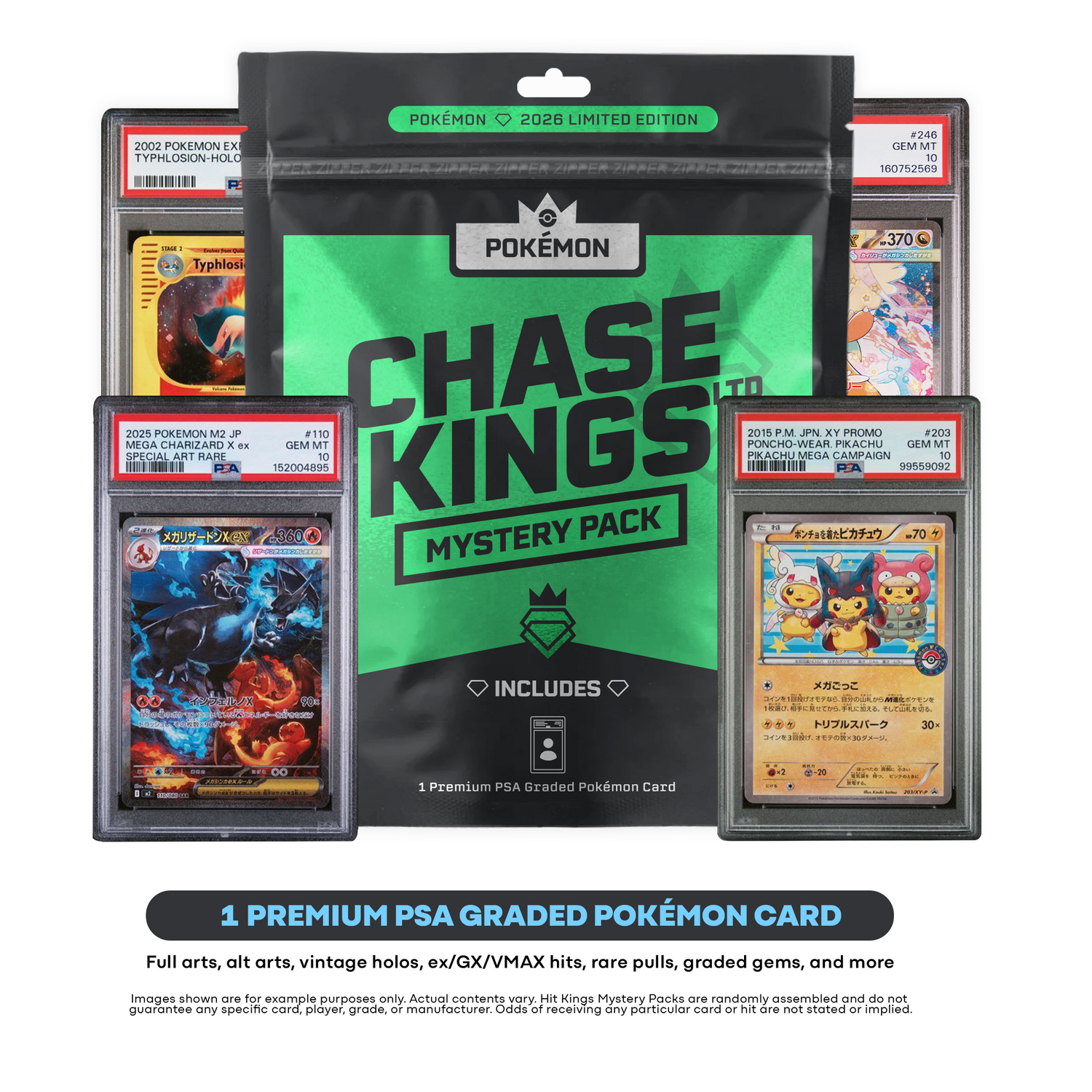 Chase Kings - 2026 Pokemon PSA Only Mystery Pack - Series 1
