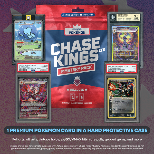 Chase Kings - Memorial Day Pokemon Mystery Pack I Up To $5000+ Value I Monmouth Sports Cards Chase Kings - Memorial Day Pokemon Mystery Pack I Up To $5000+ Value I Monmouth Sports Cards