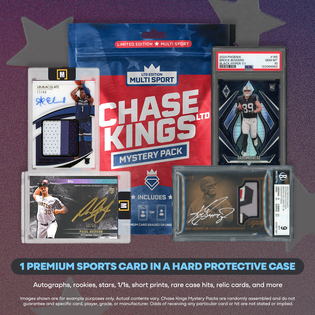 Chase Kings - Memorial Day Multi-Sport Mystery Pack I Up To $6000+ Value I Limited to 200 Packs