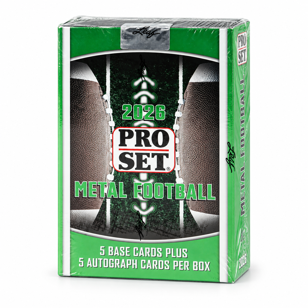 2026 Leaf Pro Set Metal Football Hobby Box