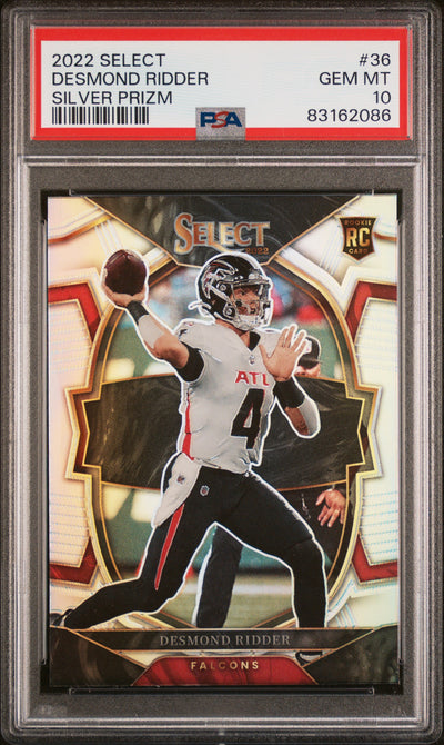 2022 Select Desmond Ridder #36 Silver Prizm PSA 10