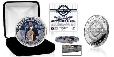 Highland Mint Derek Jeter Hall of Fame Induction Day Silver Mint Coin - Limited Edition /5,000