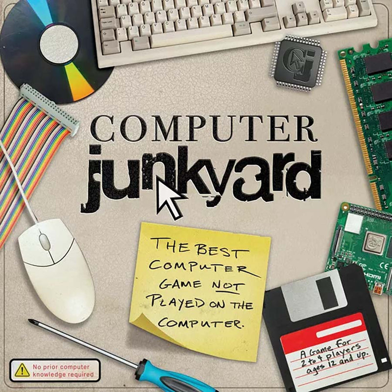 Dream Egg Games Computer Junkyard Board Game - Build a Vintage PC