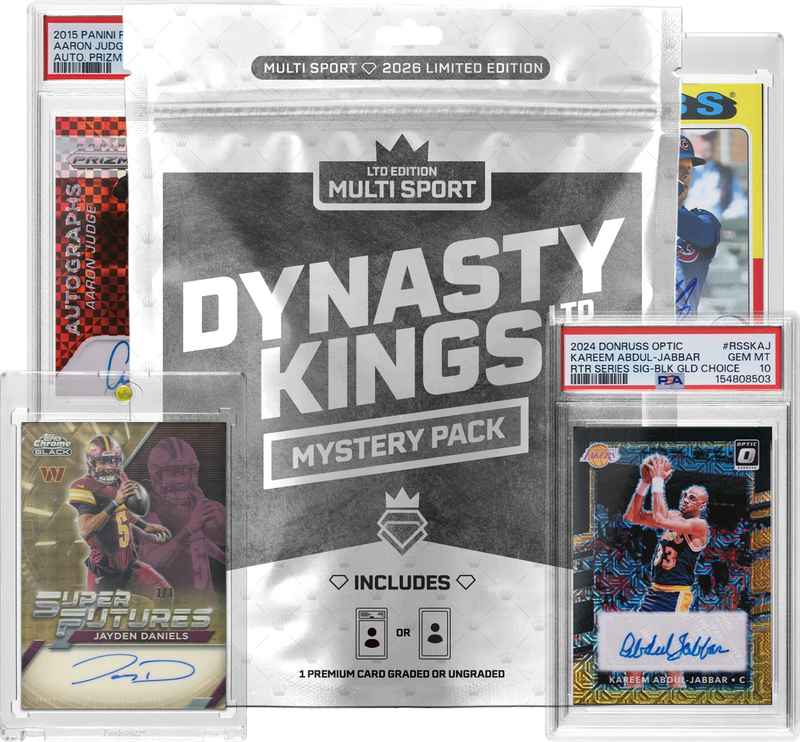 Dynasty Kings - Multi-Sport Mystery Pack - Jayden Daniels 1/1 Chase - Up To $5,000+ Value - Very Limited