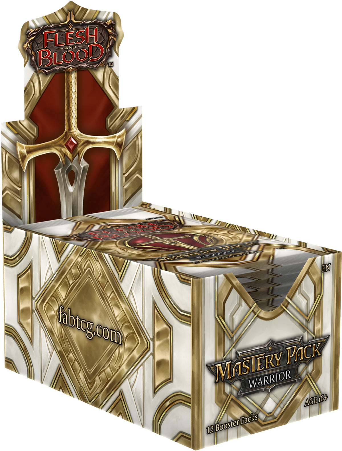 Flesh and Blood: Mastery Pack - Warrior Booster Display