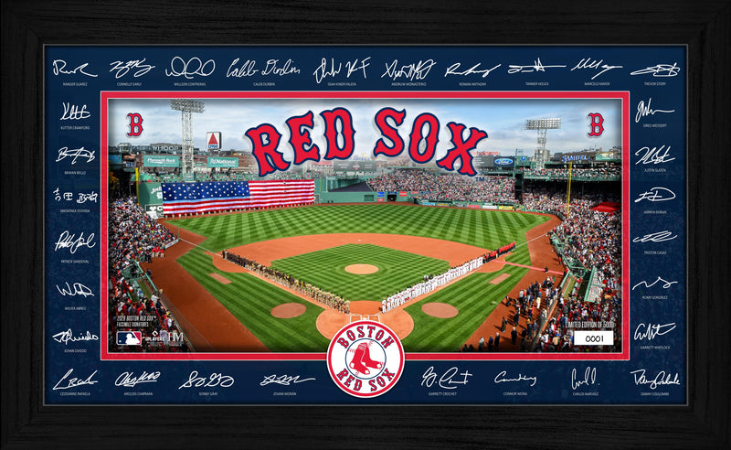 Highland Mint Boston Red Sox 2026 Signature Field Frame - Limited Edition /5,000
