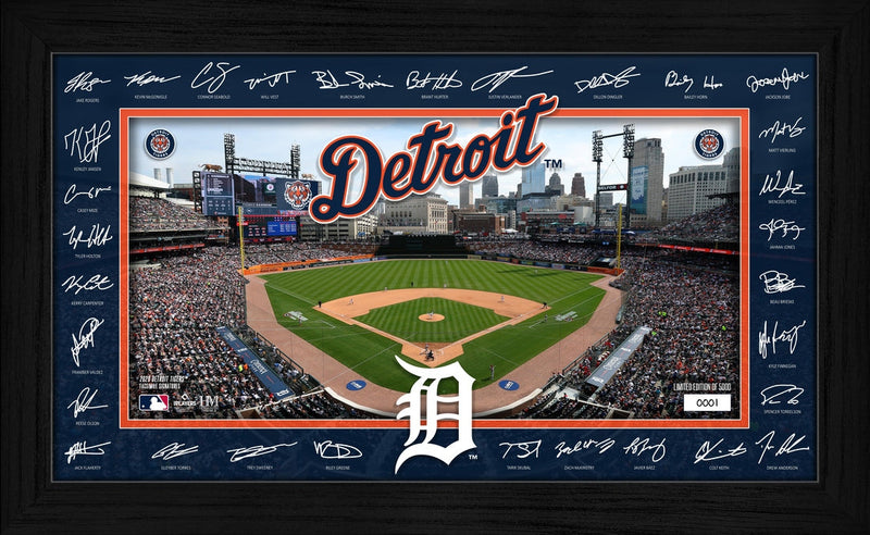 Highland Mint Detroit Tigers 2026 Signature Field Frame - Limited Edition /5,000