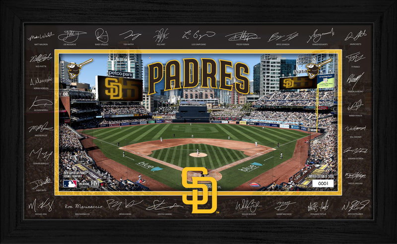 Highland Mint San Diego Padres 2026 Signature Field Frame - Limited Edition /5,000
