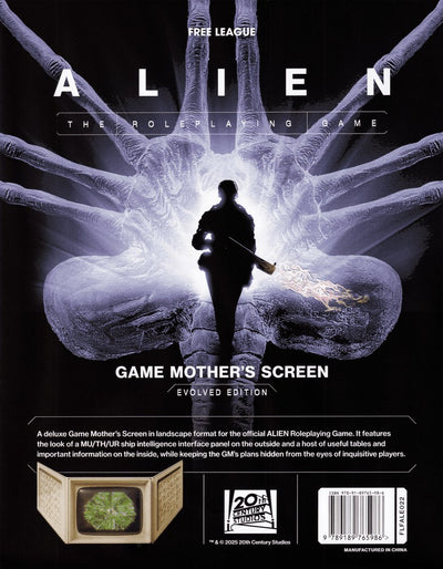 ALIEN RPG Evolved Edition MU/TH/UR Screen