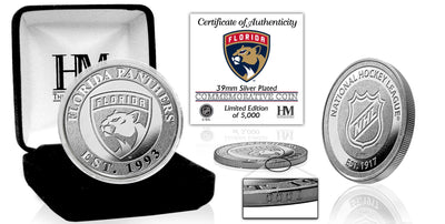 Highland Mint Florida Panthers Silver Mint Coin - Limited Edition /5,000