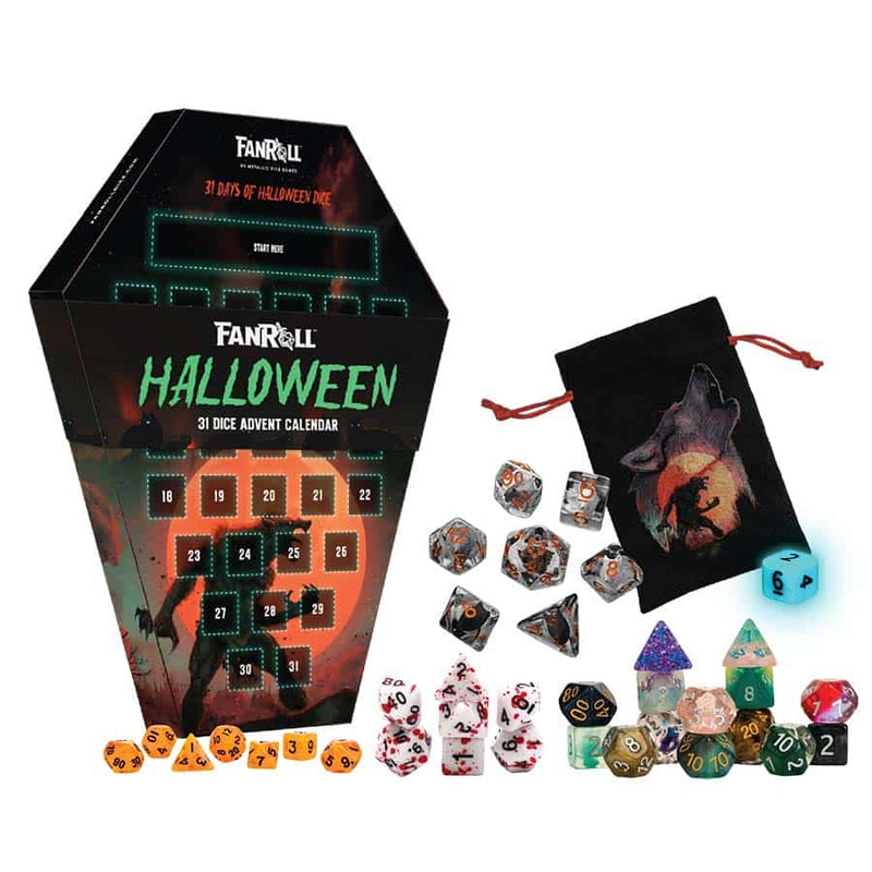 FanRoll Dice Goblin Halloween Advent Calendar 2026 - Wolf Theme