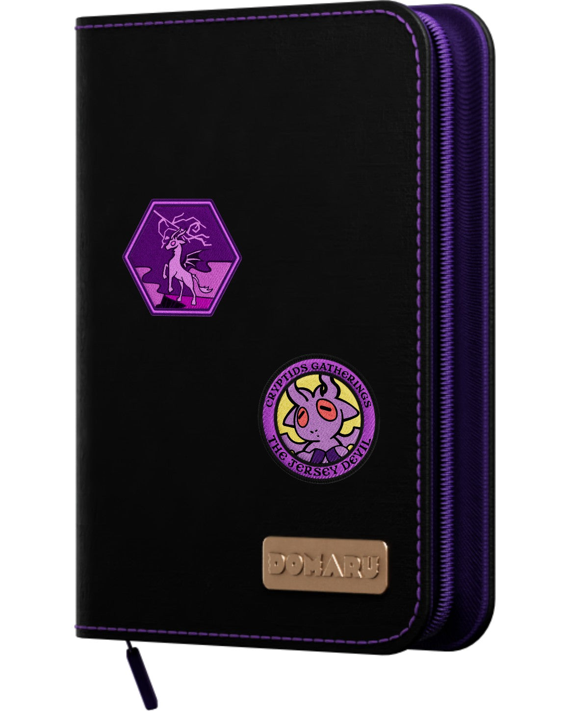 Gatherers' Tavern - Domaru Binder: 4-Pocket Cryptids Collection -  Velvet Night